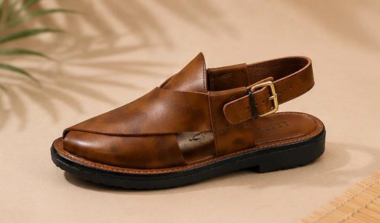 Handcrafted Leather Peshawari Chappal