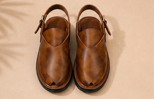 Handcrafted Leather Peshawari Chappal