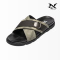 Braided Cross Strap Slide