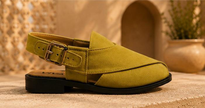 Suede Foam-Sole Peshawari Chappal