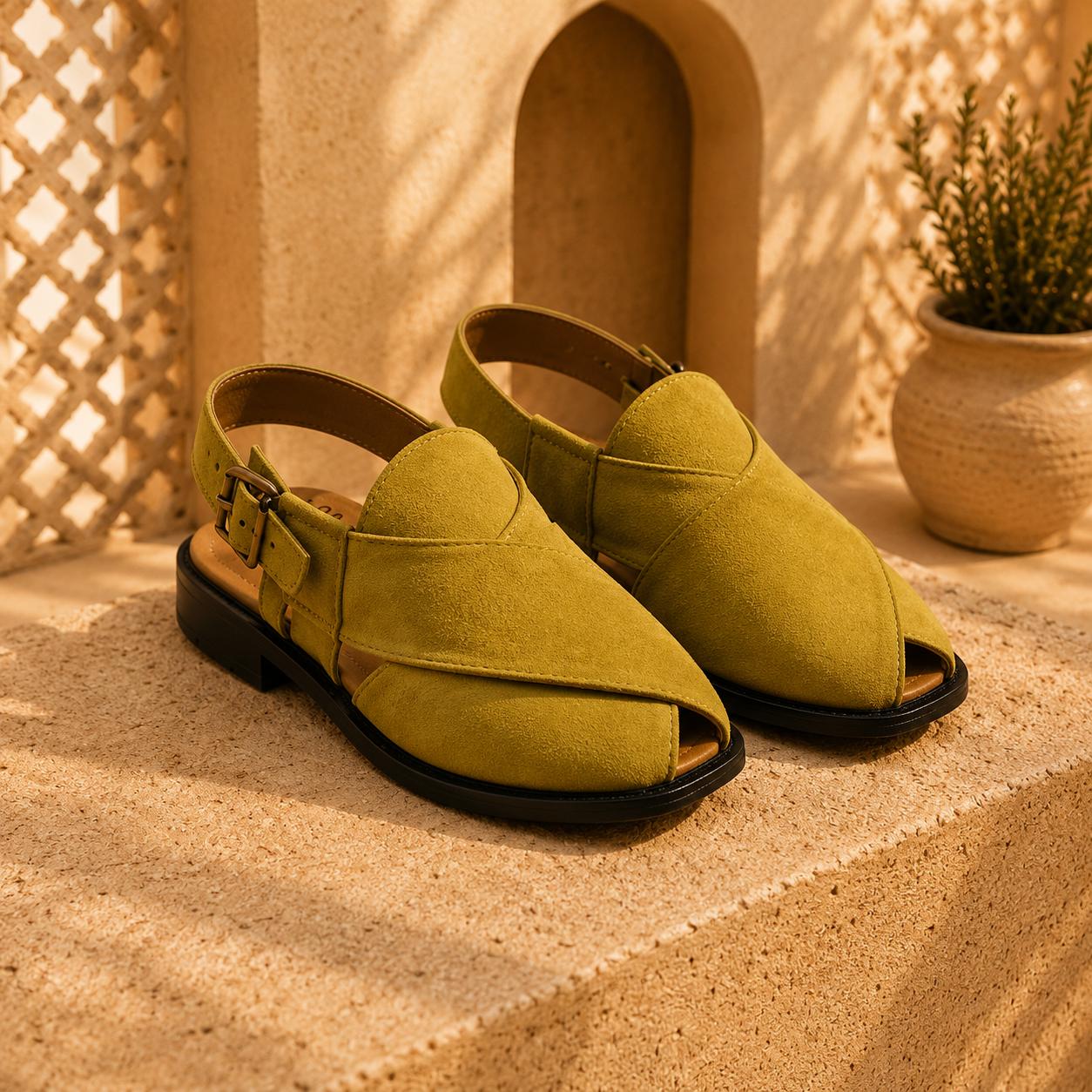 Suede Foam-Sole Peshawari Chappal