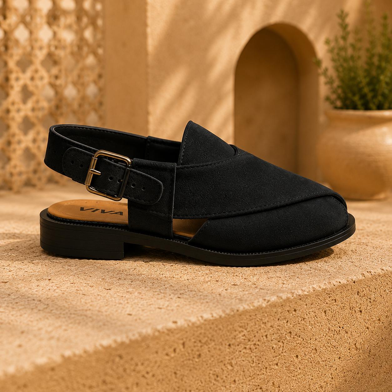 Suede Foam-Sole Peshawari Chappal