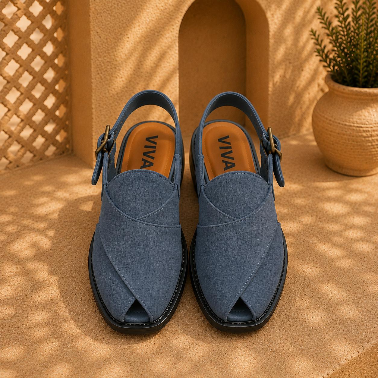 Suede Foam-Sole Peshawari Chappal