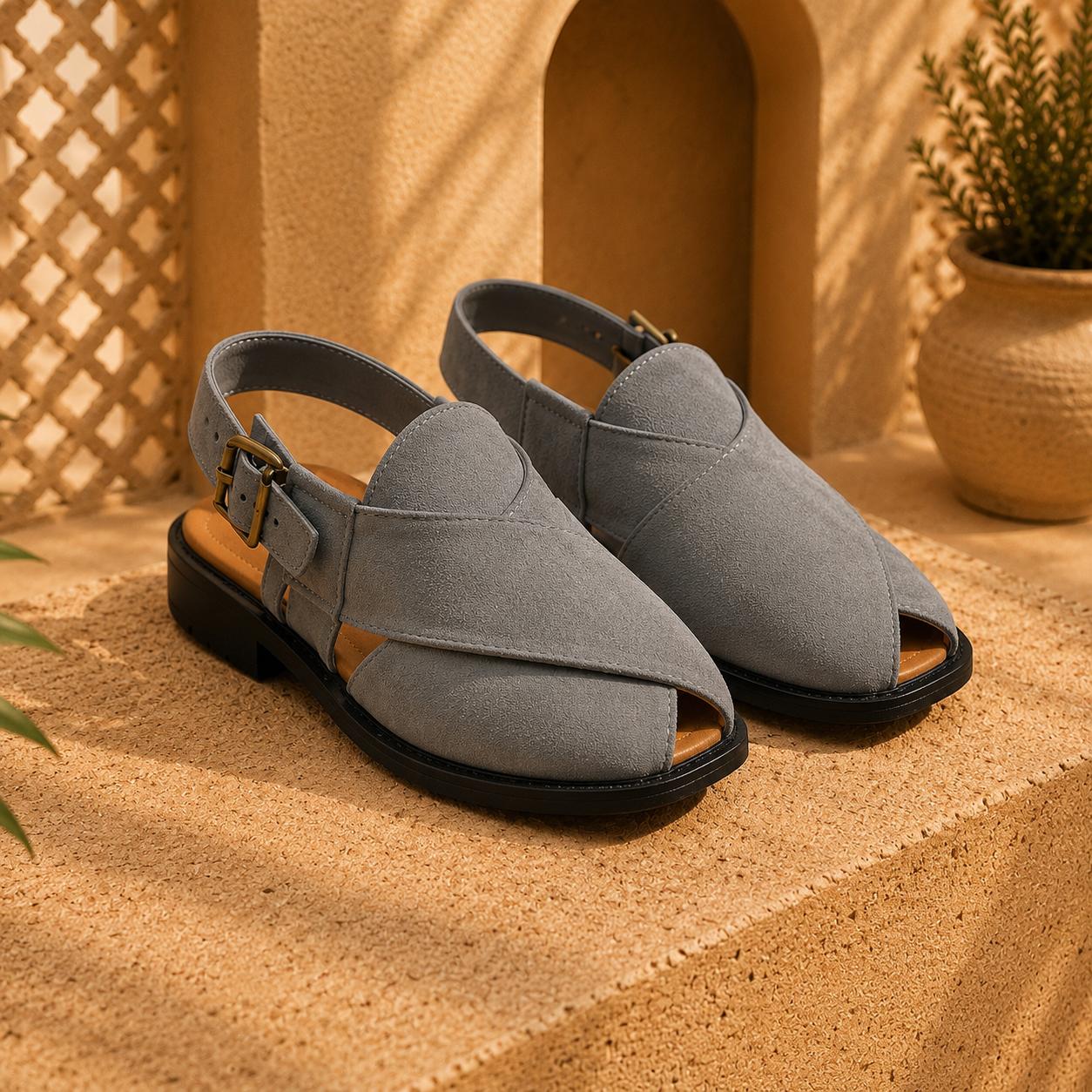 Suede Foam-Sole Peshawari Chappal