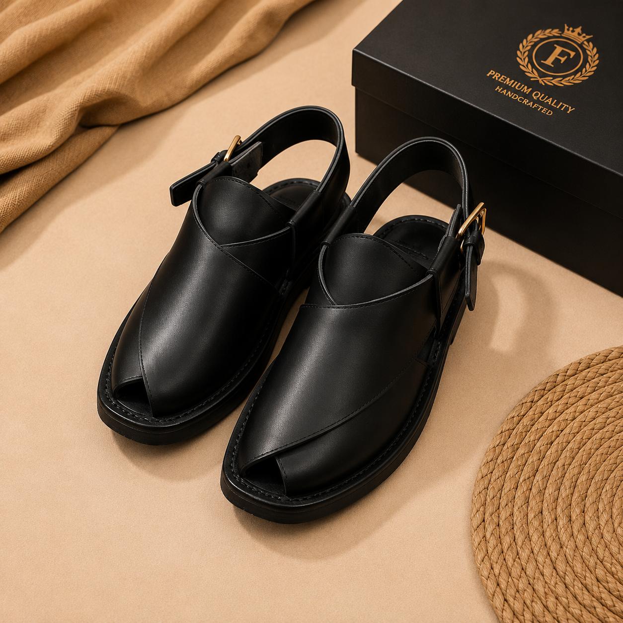 Handcrafted Leather Peshawari Chappal